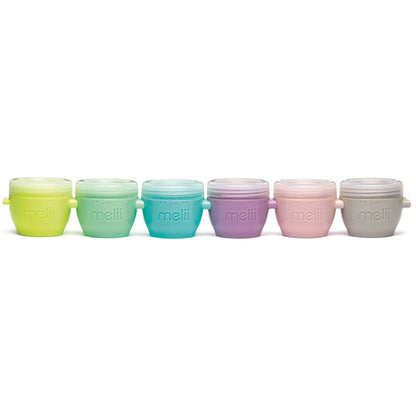 Melii Snap & Go Pods Baby Food Storage Container 2oz, (Pack of 6)