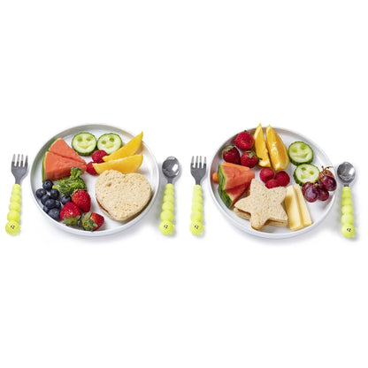 Melii Silicone Caterpillar Spoon & Fork Set