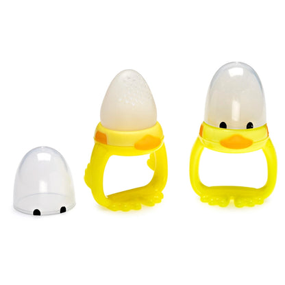 Melii Fresh Food Feeder Yellow Duck 2 pcs