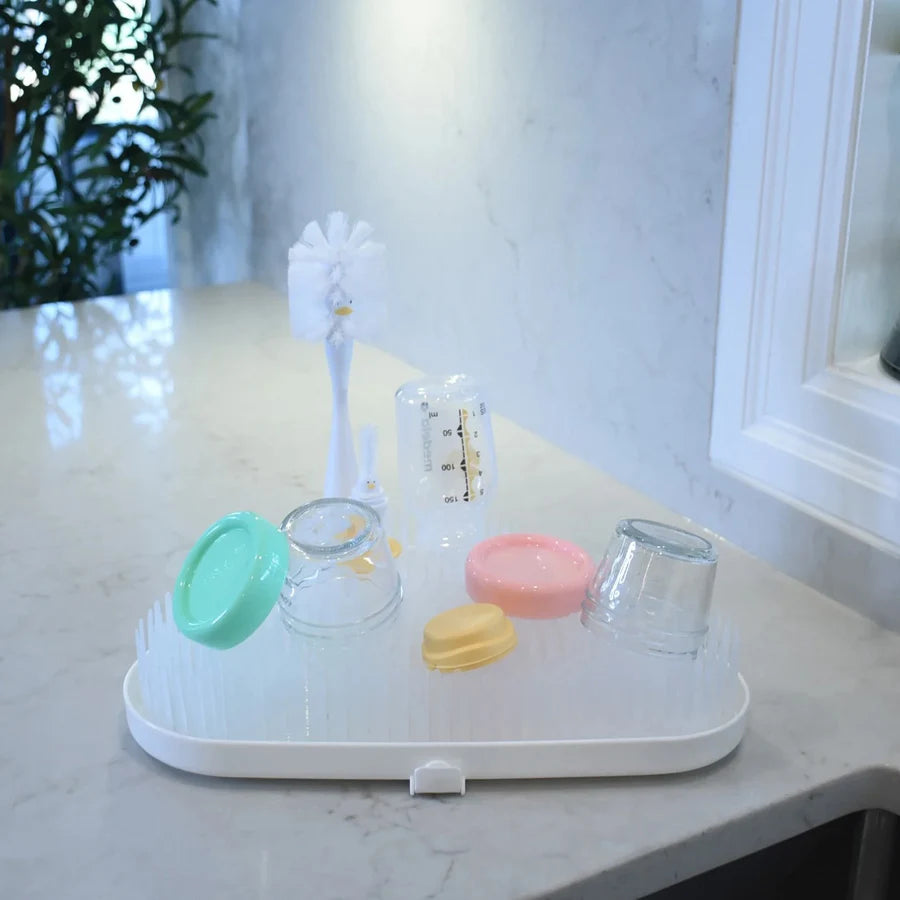 Melii Baby Bottle Drying Rack White Cloud Melii Baby Bottle Drying Rack White Cloud
