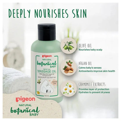 Pigeon Natural Botanical Massage Oil 120Ml
