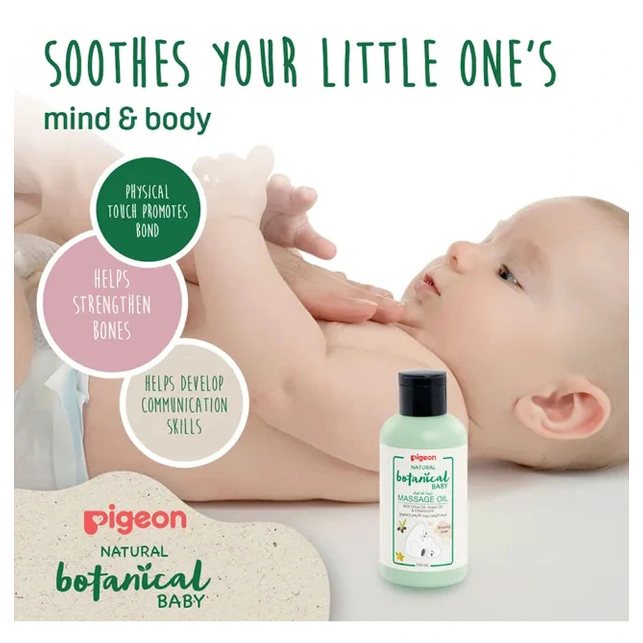 Pigeon Natural Botanical Massage Oil 120Ml