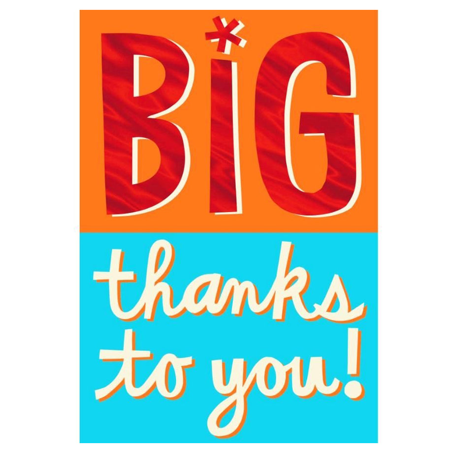 Hallmark Thank You! Big Thank You Card