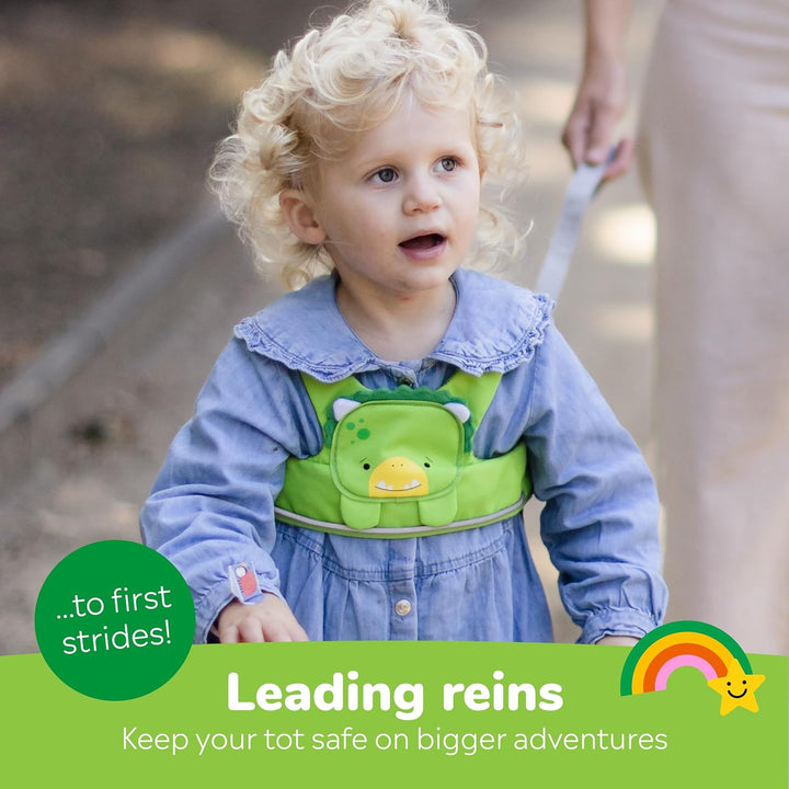 Trunki Toddlepak Walking Reins/Safety Harness (Dudley Dinosaur)