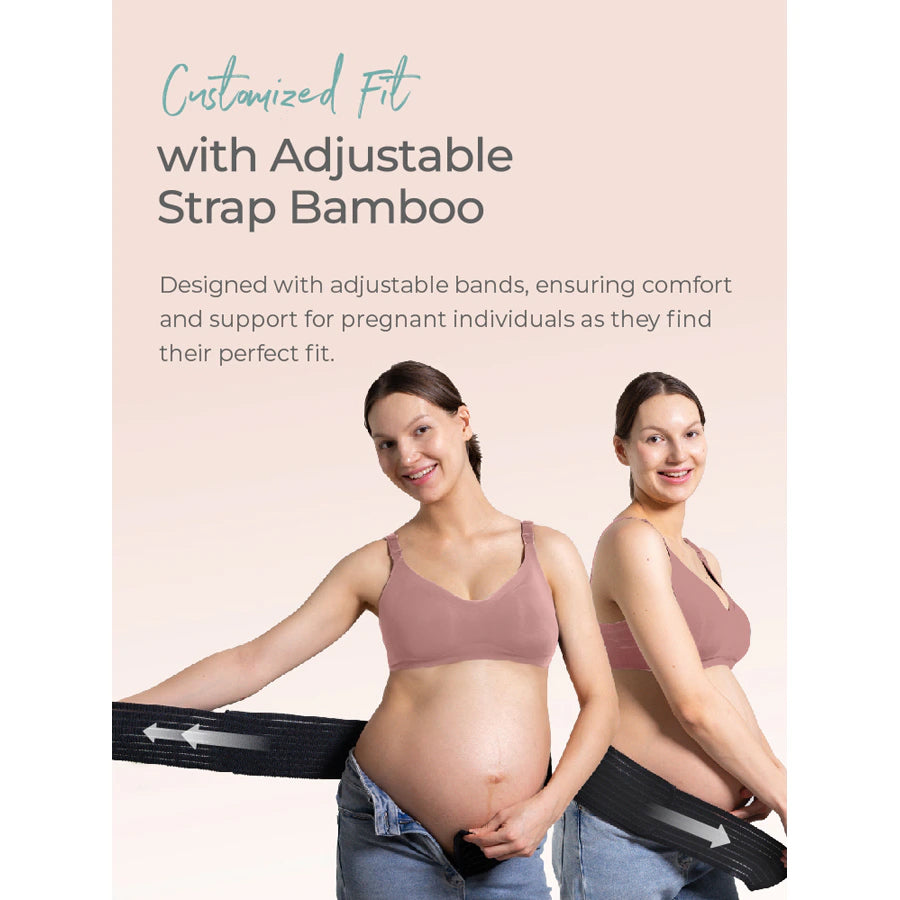 MOOIMOM Bamboo Maternity Support Belt (Black) MOOIMOM Bamboo Maternity Support Belt (Black)