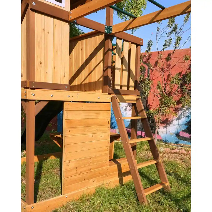 Dynamic Sports Arabian Ibex Wooden Swing Set