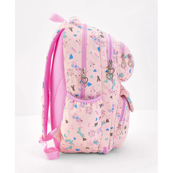 Bonfino Bunny School Bag 19"(Pink)