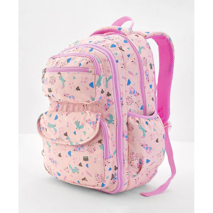 Bonfino Bunny School Bag 19"(Pink)