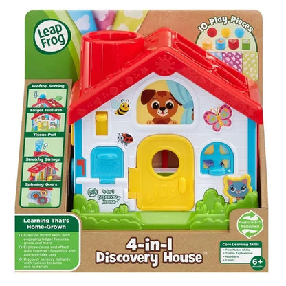 LeapFrog 4-in-1 Discovery House Early Learning Toy (Multicolor)