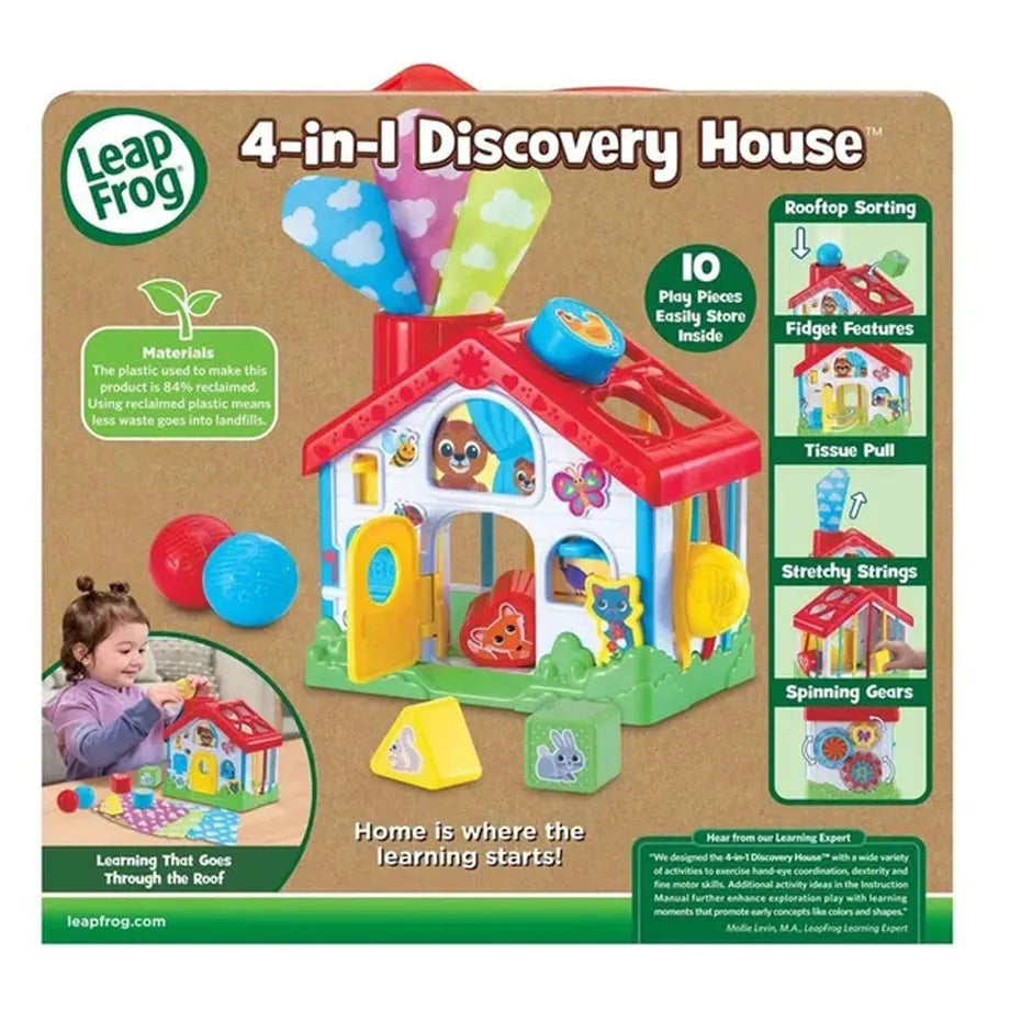 LeapFrog 4-in-1 Discovery House Early Learning Toy (Multicolor)