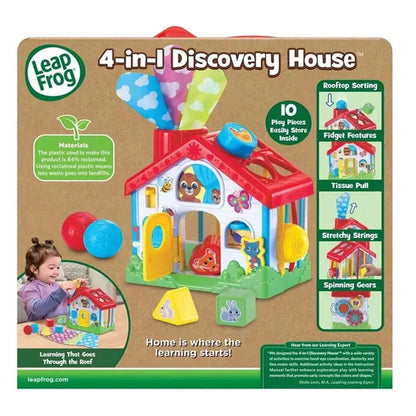 LeapFrog 4-in-1 Discovery House Early Learning Toy (Multicolor)
