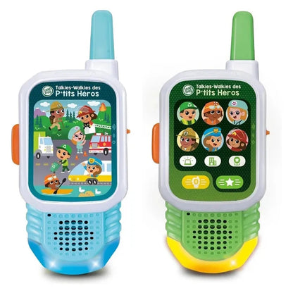 LeapFrog Clever Heroes Walkie-Talkies Electronic Learning Toy Set 2 Pcs (Multicolor)