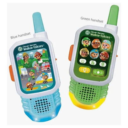 LeapFrog Clever Heroes Walkie-Talkies Electronic Learning Toy Set 2 Pcs (Multicolor)
