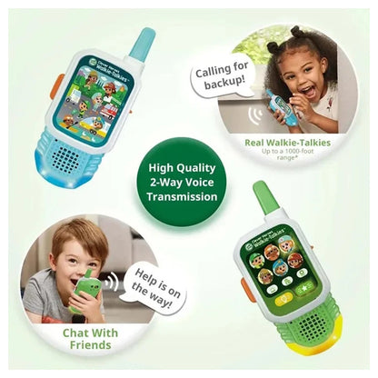 LeapFrog Clever Heroes Walkie-Talkies Electronic Learning Toy Set 2 Pcs (Multicolor)