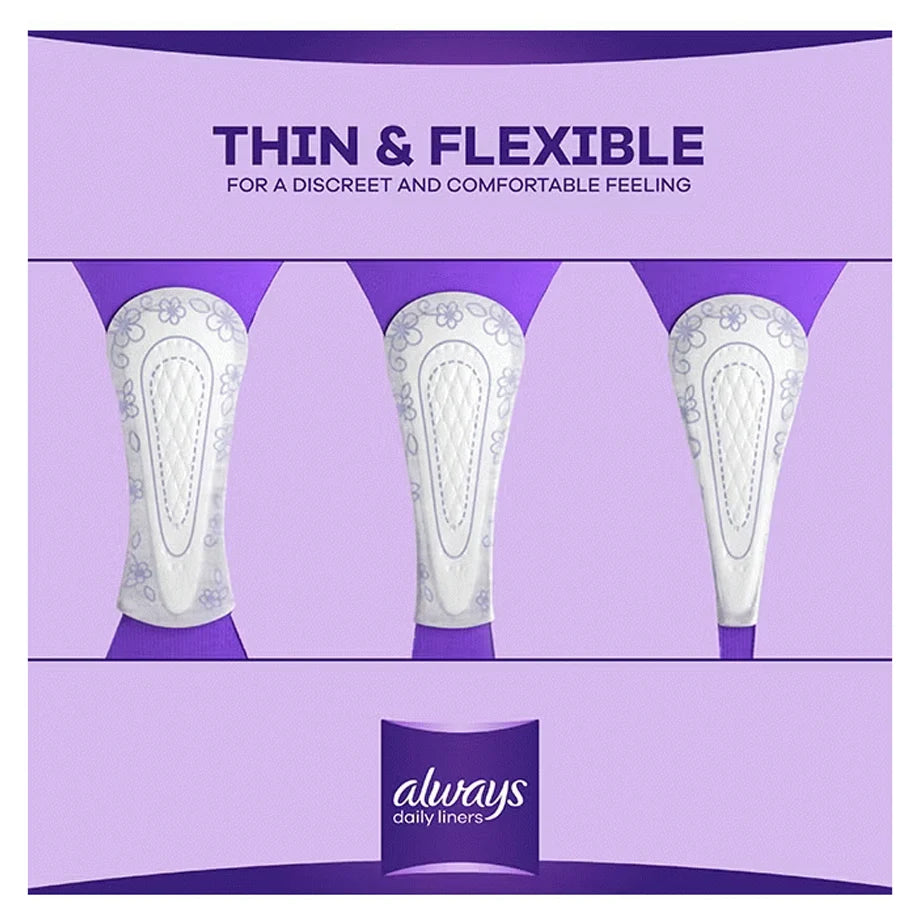 Always Normal Panty Liners Flexistyle (54 Count)