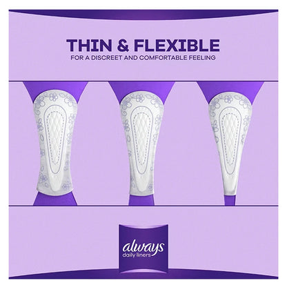Always Normal Panty Liners Flexistyle (54 Count)