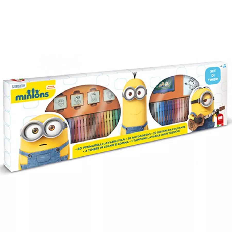 أقلام فلوماستر متعددة المطبوعات من مجموعة Minions (عبوة من 119 قطعة) أقلام فلوماستر متعددة المطبوعات من مجموعة Minions (عبوة من 119 قطعة)