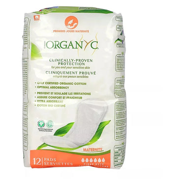 Organyc Cotton Inside and Out for Women Maternity (12 Pads)
