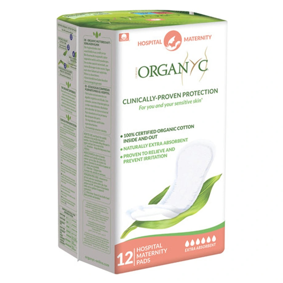 Organyc Cotton Inside and Out for Women Maternity (12 Pads)