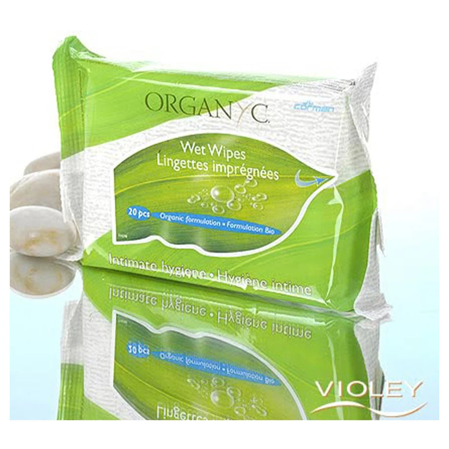 Organyc Organic Intimate Hygiene Wet Wipes (20pcs)