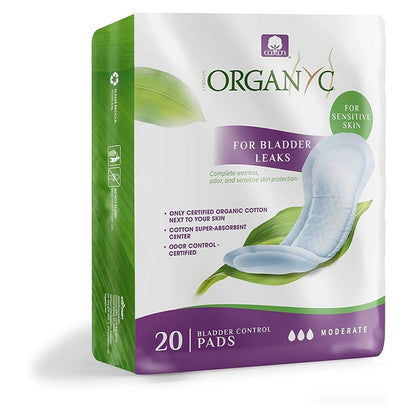 Organyc Sanitary Pads Light Moderate (20 Pack)
