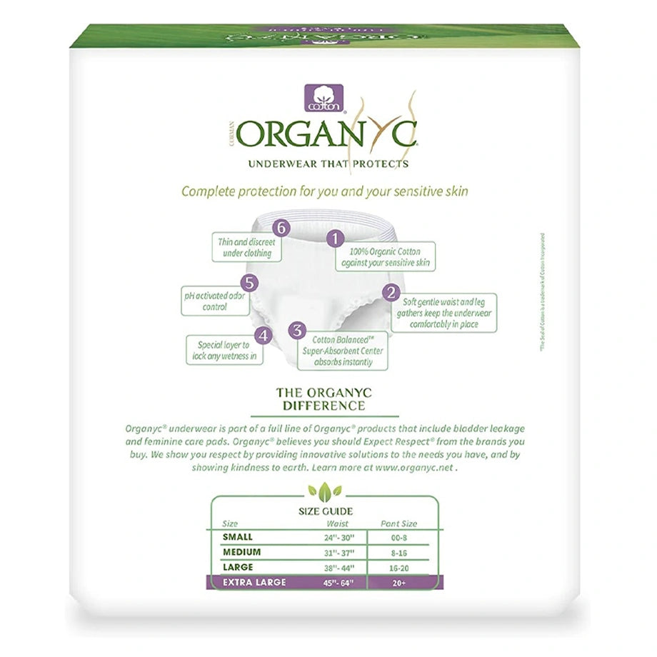 Organyc Protective Underwear Large