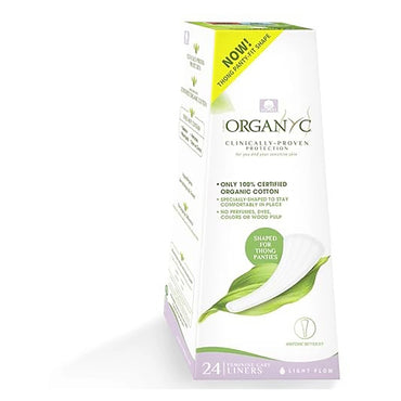 Organyc Cotton Panty Liner Thong (24 Pads)