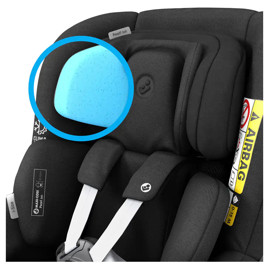 Maxi-Cosi Pearl 360 Car Seat (Authentic Black)