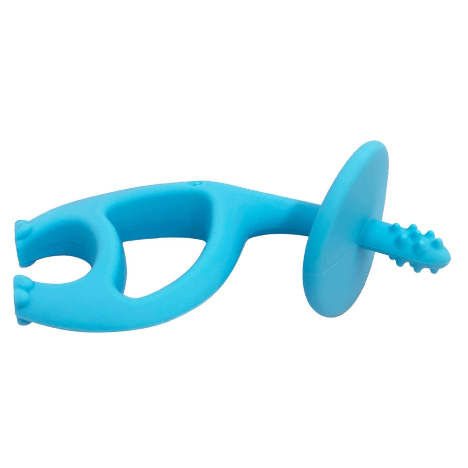 Mombella Dancing Elephant Teether Toy (Blue)