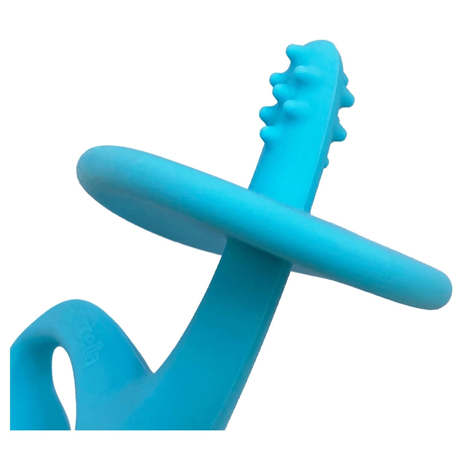 Mombella Dancing Elephant Teether Toy (Blue)