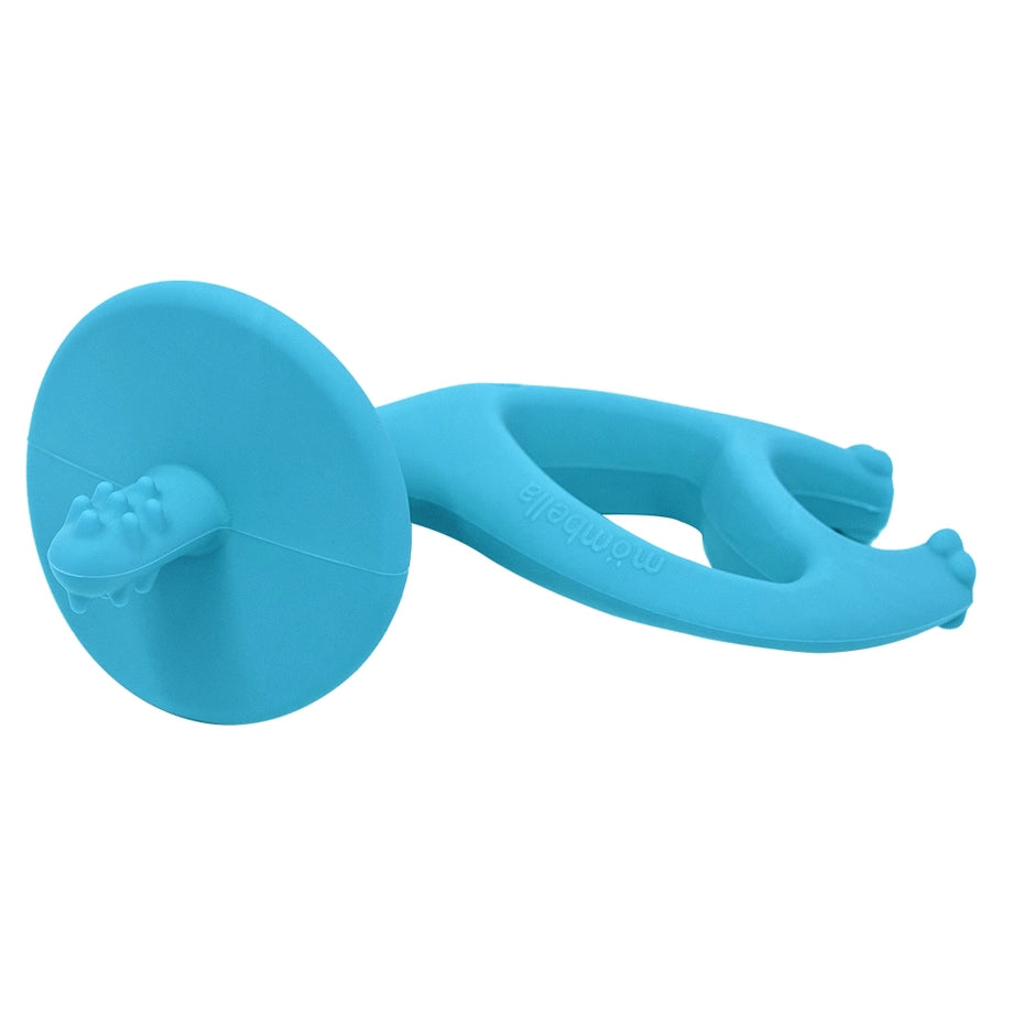 Mombella Dancing Elephant Teether Toy (Blue)