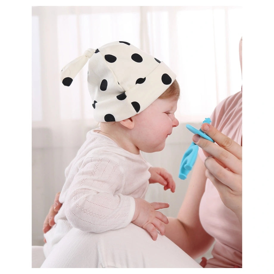 Mombella Dancing Elephant Teether Toy (Blue)