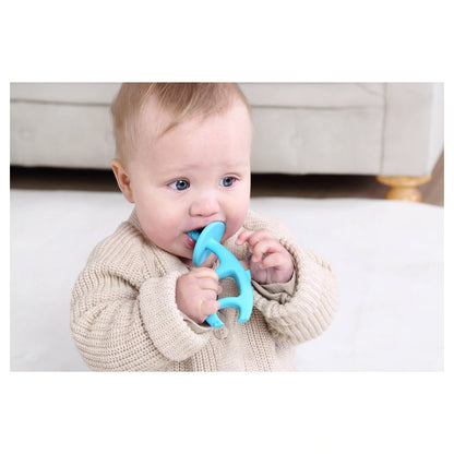 Mombella Dancing Elephant Teether Toy (Blue)