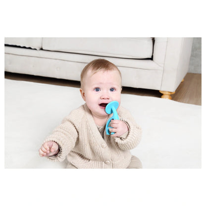 Mombella Dancing Elephant Teether Toy (Blue)