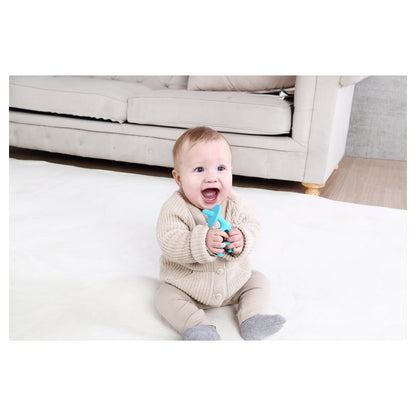 Mombella Dancing Elephant Teether Toy (Blue)