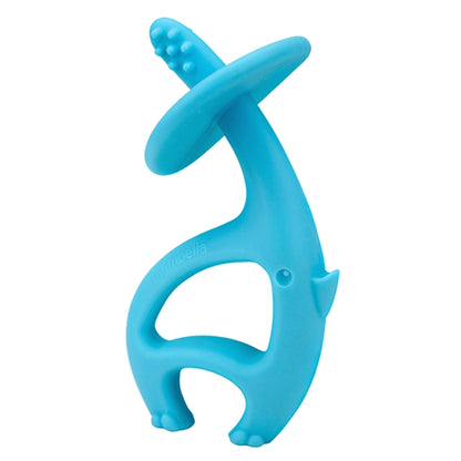 Mombella Dancing Elephant Teether Toy (Blue)