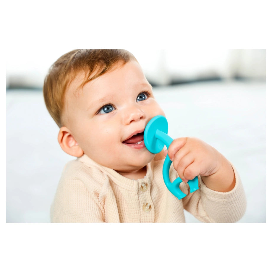 Mombella Dancing Elephant Teether Toy (Blue)