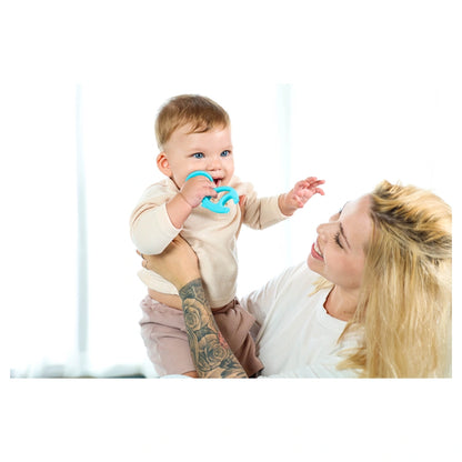 Mombella Dancing Elephant Teether Toy (Blue)