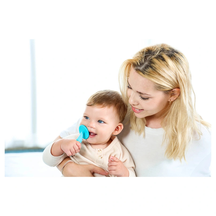 Mombella Dancing Elephant Teether Toy (Blue)