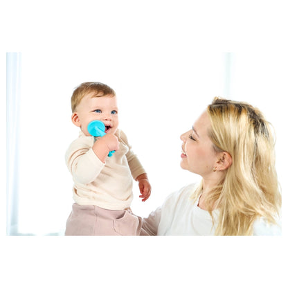 Mombella Dancing Elephant Teether Toy (Blue)
