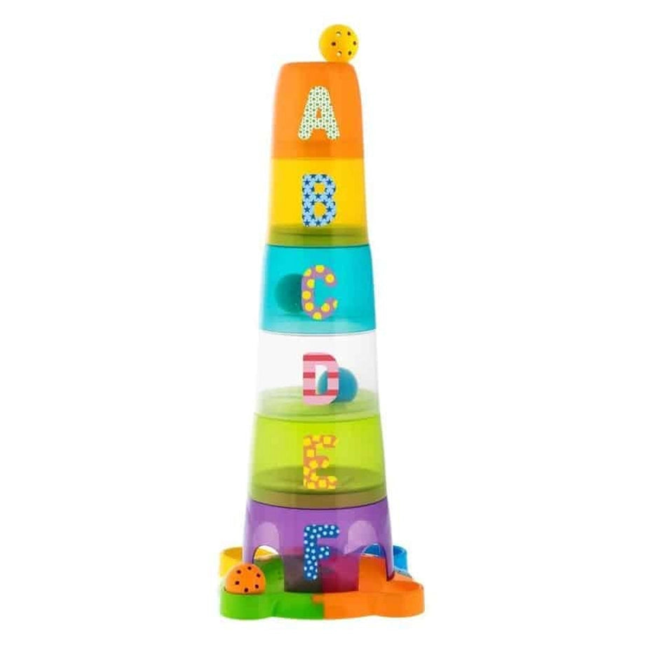 Chicco 2-in-1 stacking cup and ball track (Multi-coloured)
