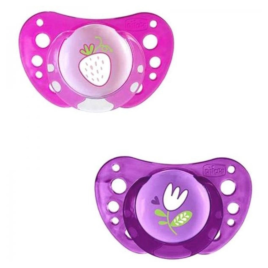 Chicco Silicone Soother Physio Air Pink 16-36M-2PCS