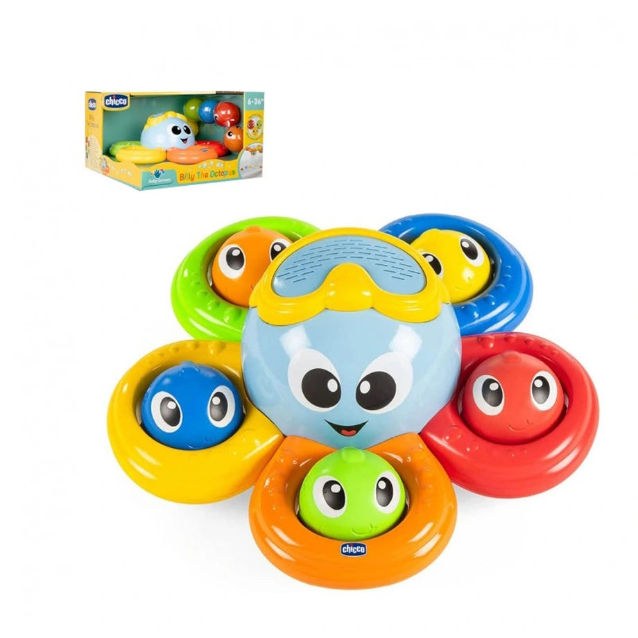 Chicco Gioco Bagno Billy il Polpo Bath Toy (Multi-Coloured)