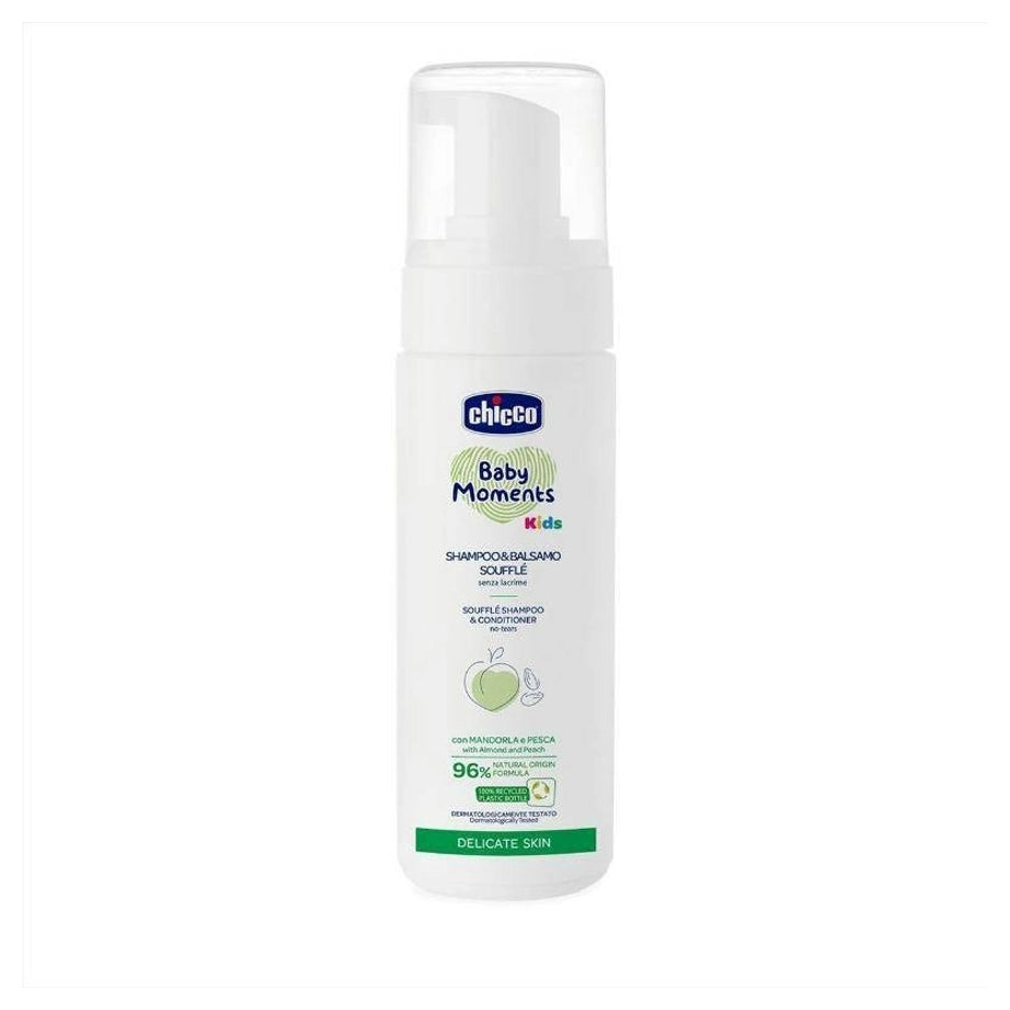 Chicco Baby Moments Shampoo Conditioner Souffle 150ML For Kids