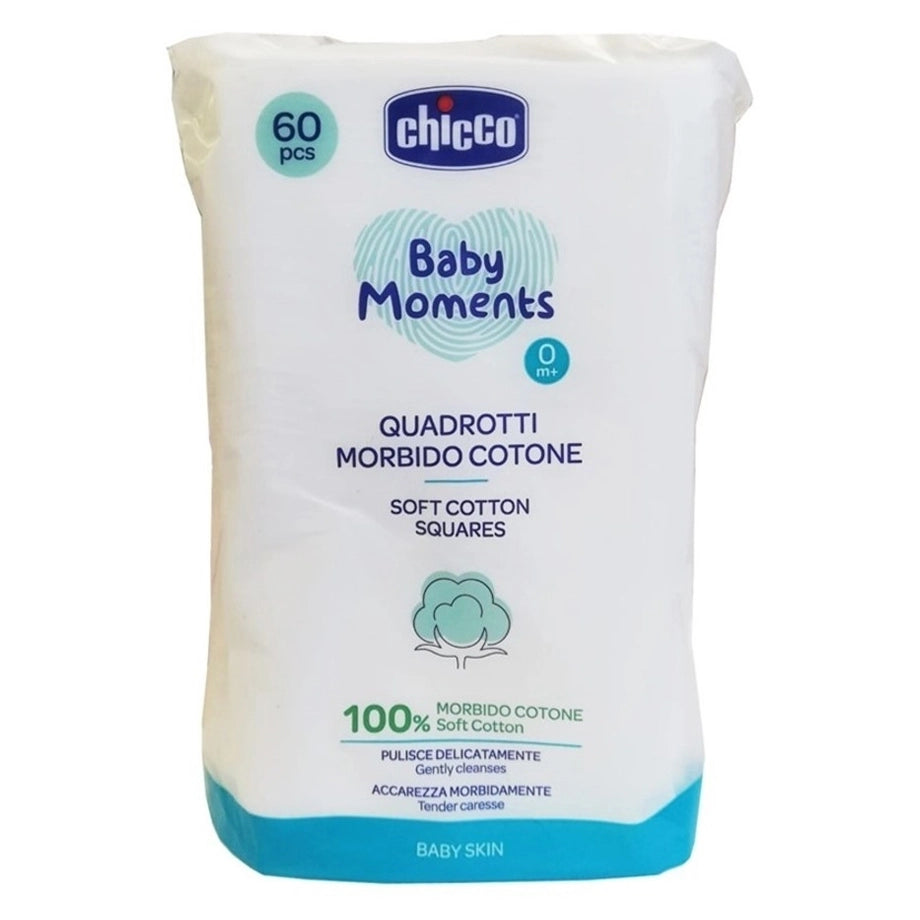 Chicco Soft Cotton Squares BM - 60PCS