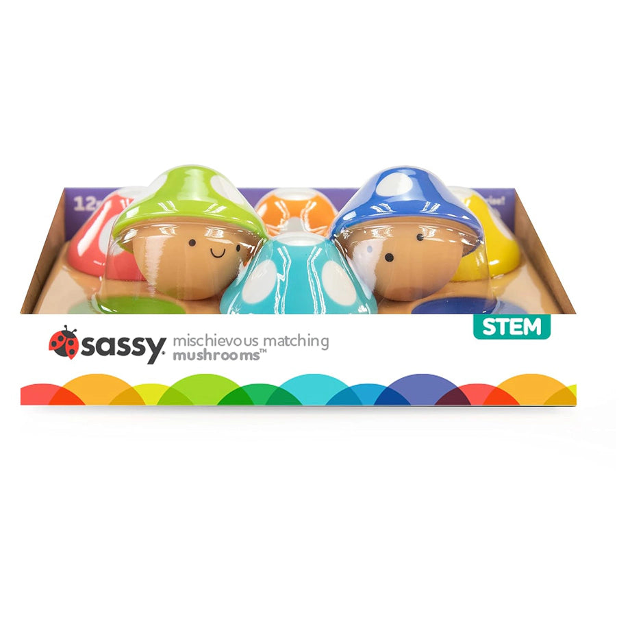 Sassy Mischievous Matching Mushrooms Toy (6M+)