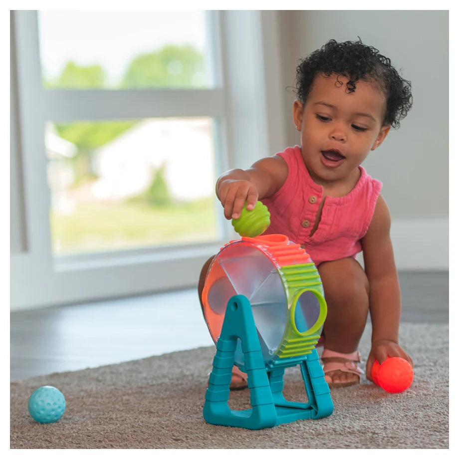 Sassy Wonder Wheel Ball Drop Stem Toy