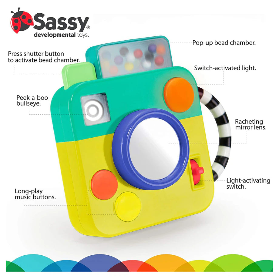Sassy Busy Baby Camera Musical Toy ( 6M+)