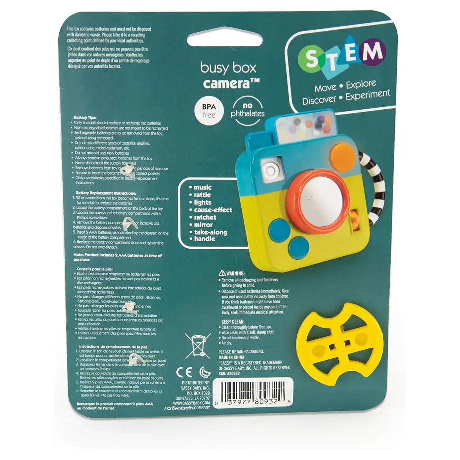 Sassy Busy Baby Camera Musical Toy ( 6M+)