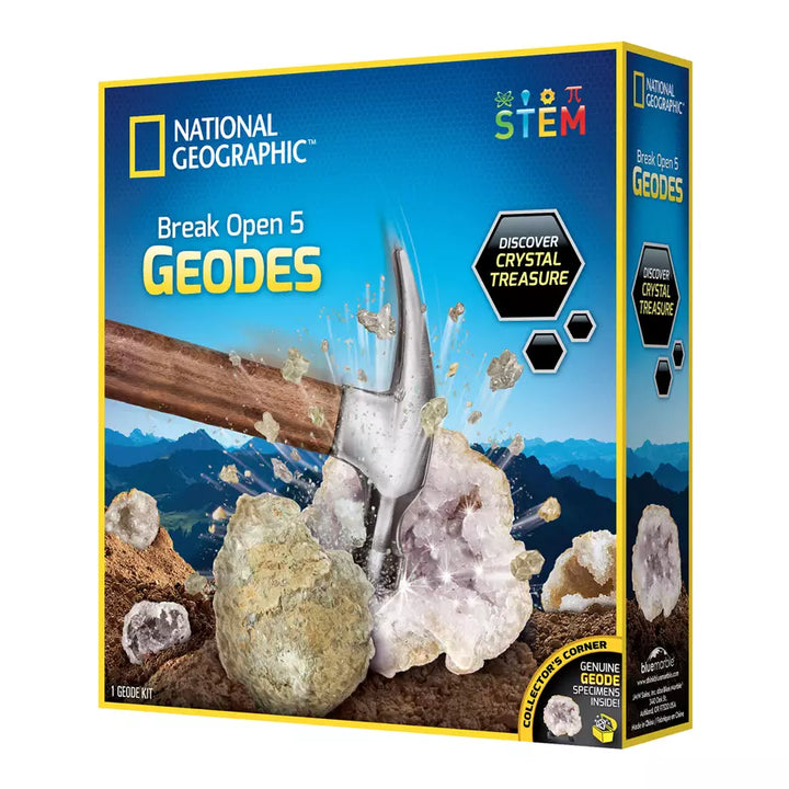 National Geographic Break Open 5 Geodes Kit